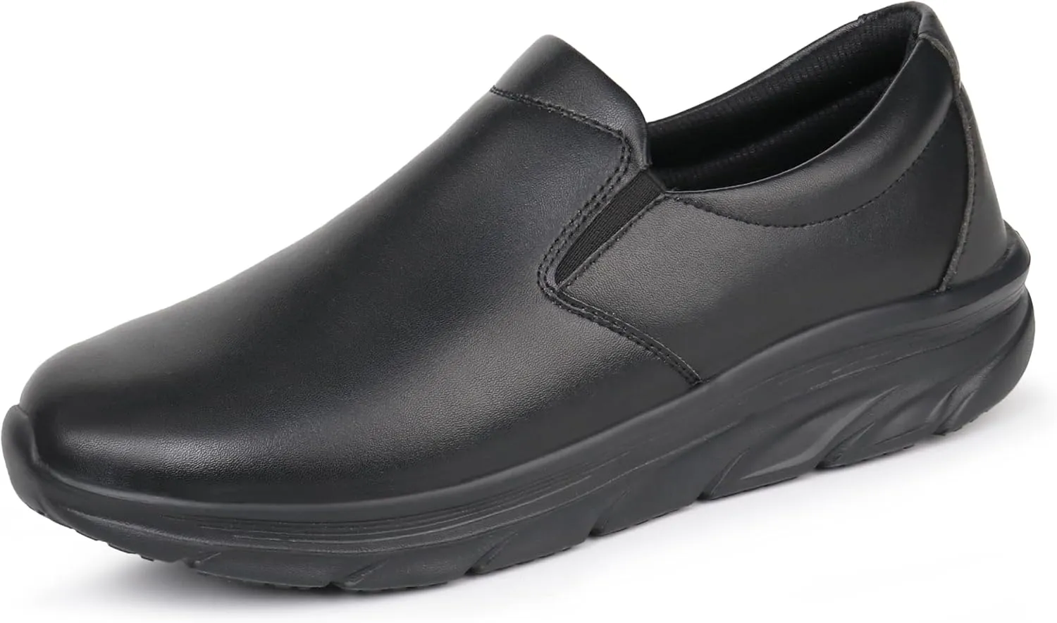 Hawkwell Men's Slip On Arch Support Lightweight Slip Resistant Comfortable Nursing Shoes