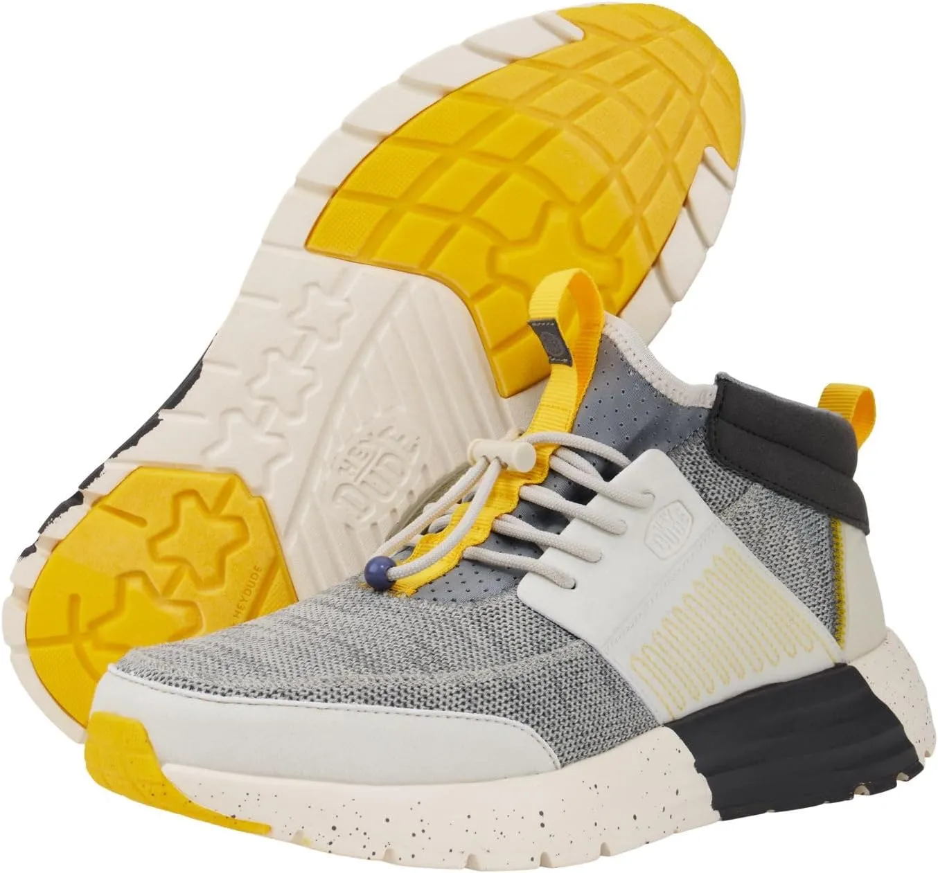 Hey Dude Men's Sirocco Mid| Men's Sneaker | Men's Slip On Shoes | Comfortable & Light-Weight