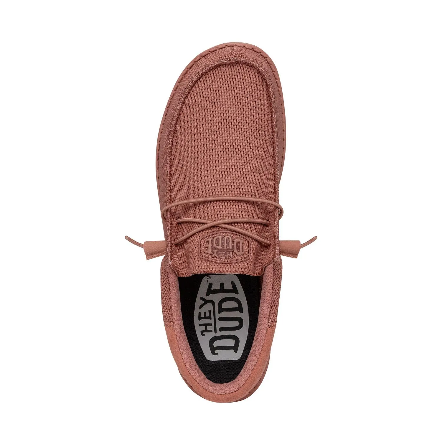 Hey Dude Men's Wally Funk Mono Terracotta Size 8| Men's Loafers | Men's Slip On Shoes | Comfortable & Light-Weight