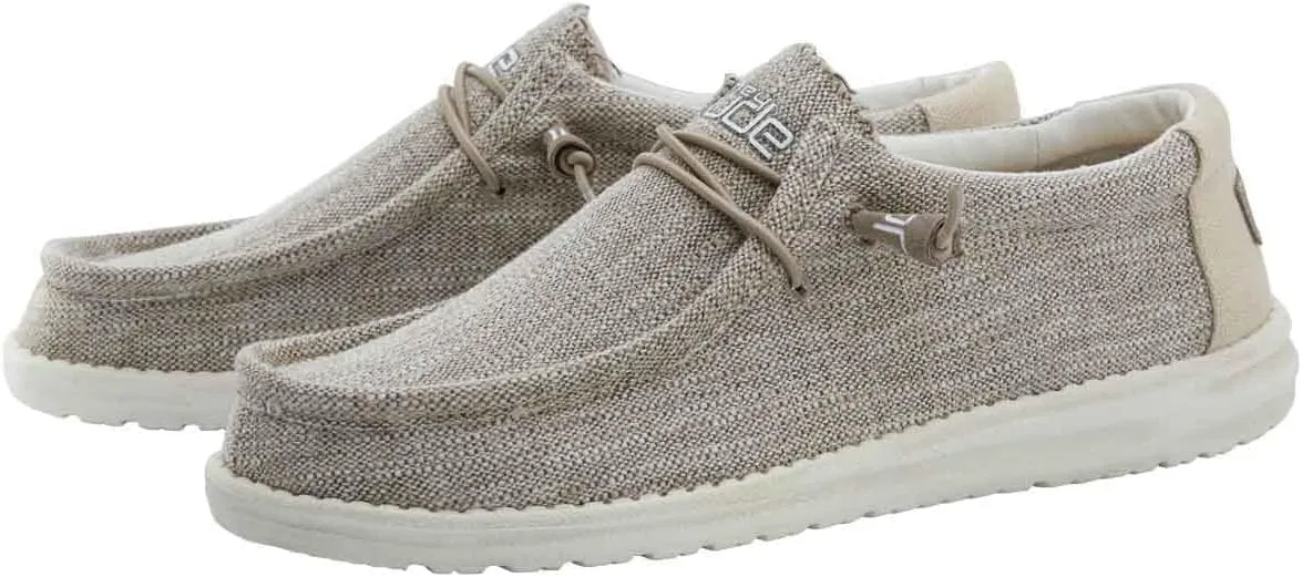 Hey Dude Men's Wally Suede Multiple Colors | Men’s Shoes | Men's Lace Up Loafers | Comfortable & Light-Weight