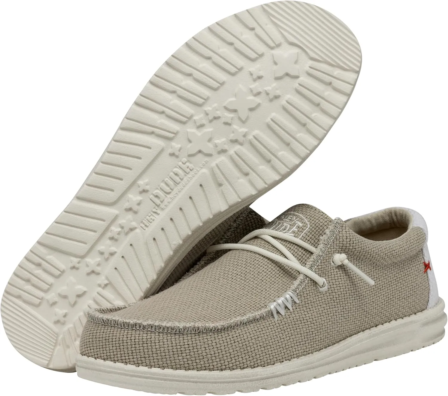Hey Dude Men's Wally Suede Multiple Colors | Men’s Shoes | Men's Lace Up Loafers | Comfortable & Light-Weight