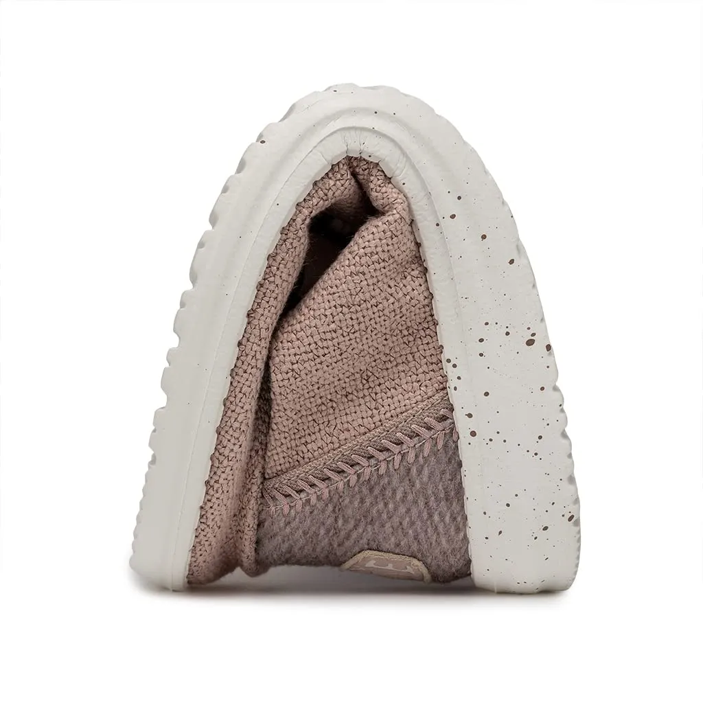 Hey Dude Women's Wendy Woven Blush Size 8 | Women's Shoes | Women's Slip On Shoes | Comfortable & Light-Weight