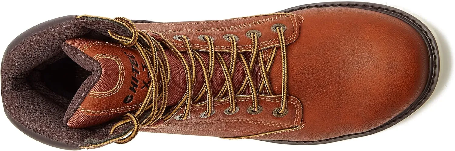 HI-TEC Axel Steel Toe Waterproof Work Boots for Men, Slip Resistant Industrial & Construction Boots with Safety Toe, 7 Inch Mens Work Boots (Botas de Trabajo Para Hombre Waterproof)