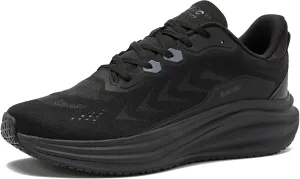 HI-TEC Resist SR Runner Mesh Black Non Slip Work Shoes for Men, Comfortable Water Resistant Mens Food Service Sneakers, Medium and Wide Width, Men's Size 7-16