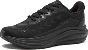 HI-TEC Resist SR Runner Mesh Black Non Slip Work Shoes for Women, Comfortable Water Resistant Womens Food Service Sneakers, Medium and Wide Width, Women's Size 6-12