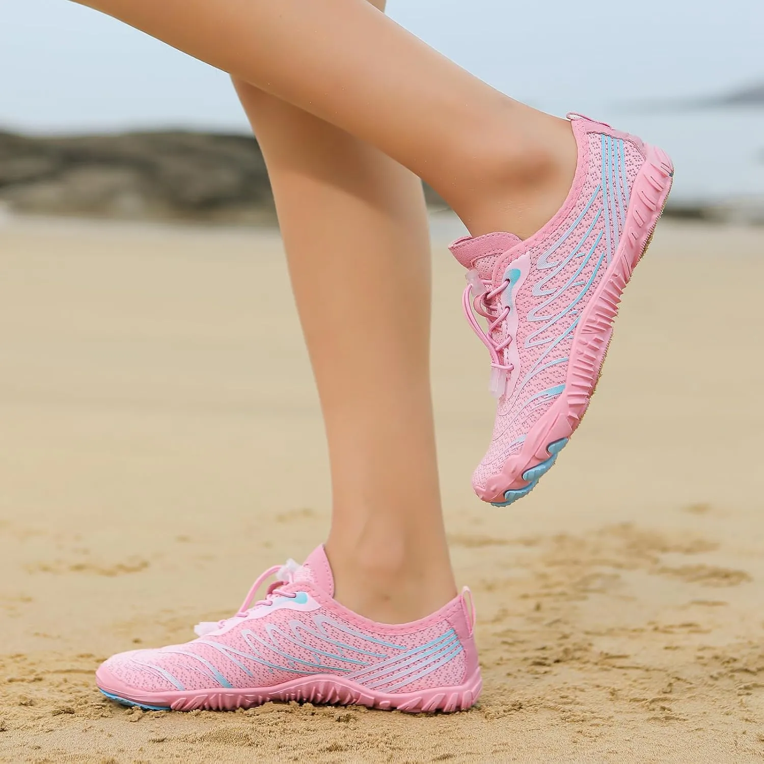 Hike Barefoot Footwear Womens Mens Wide Toe Box & Non-Slip Waterproof Beach Trekking Hiking Shoes