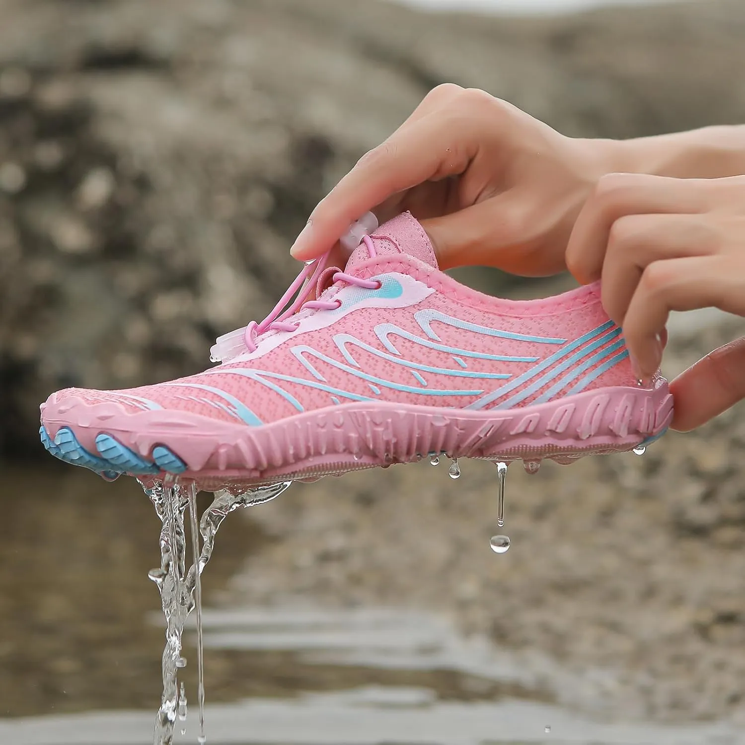 Hike Barefoot Footwear Womens Mens Wide Toe Box & Non-Slip Waterproof Beach Trekking Hiking Shoes