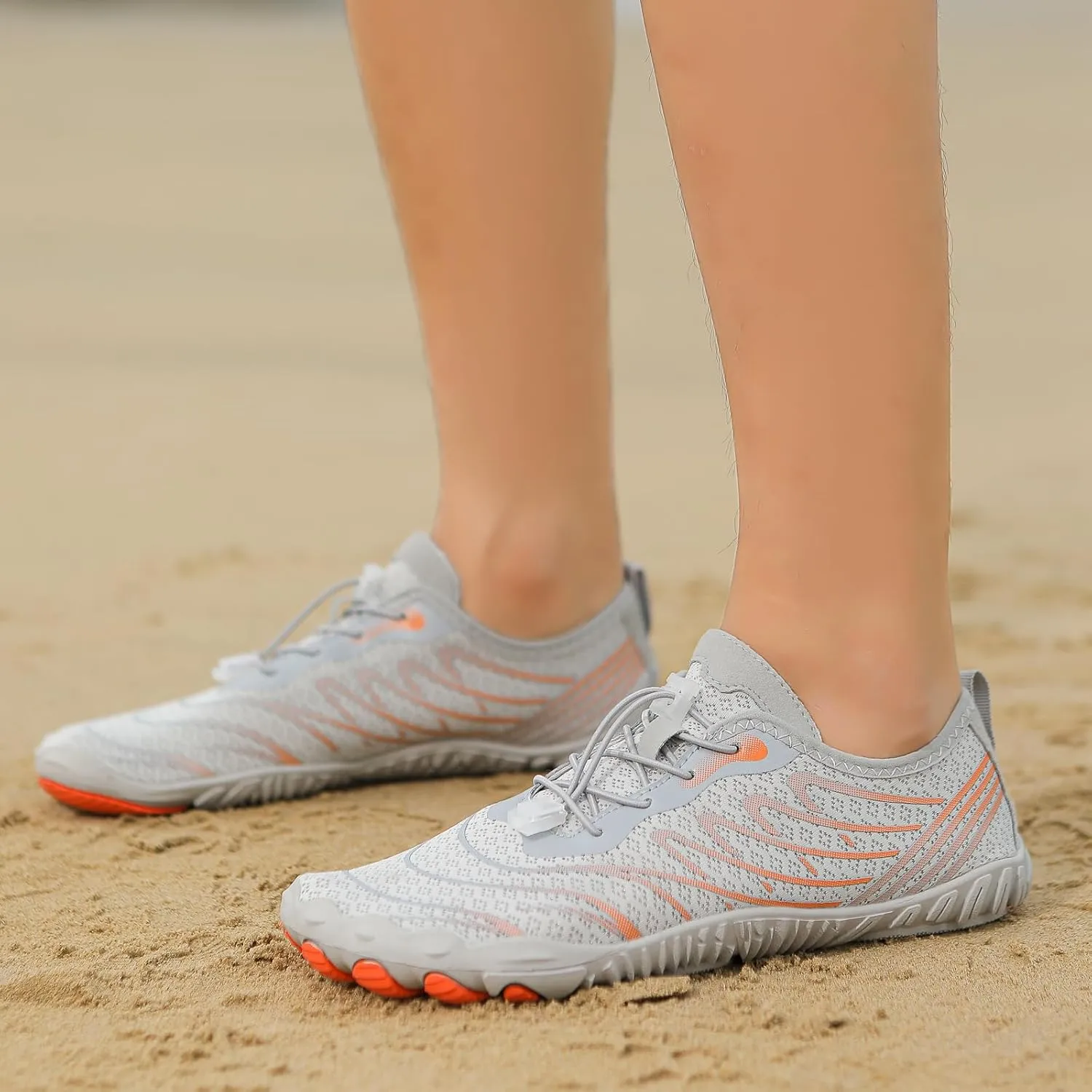 Hike Barefoot Footwear Womens Mens Wide Toe Box & Non-Slip Waterproof Beach Trekking Hiking Shoes