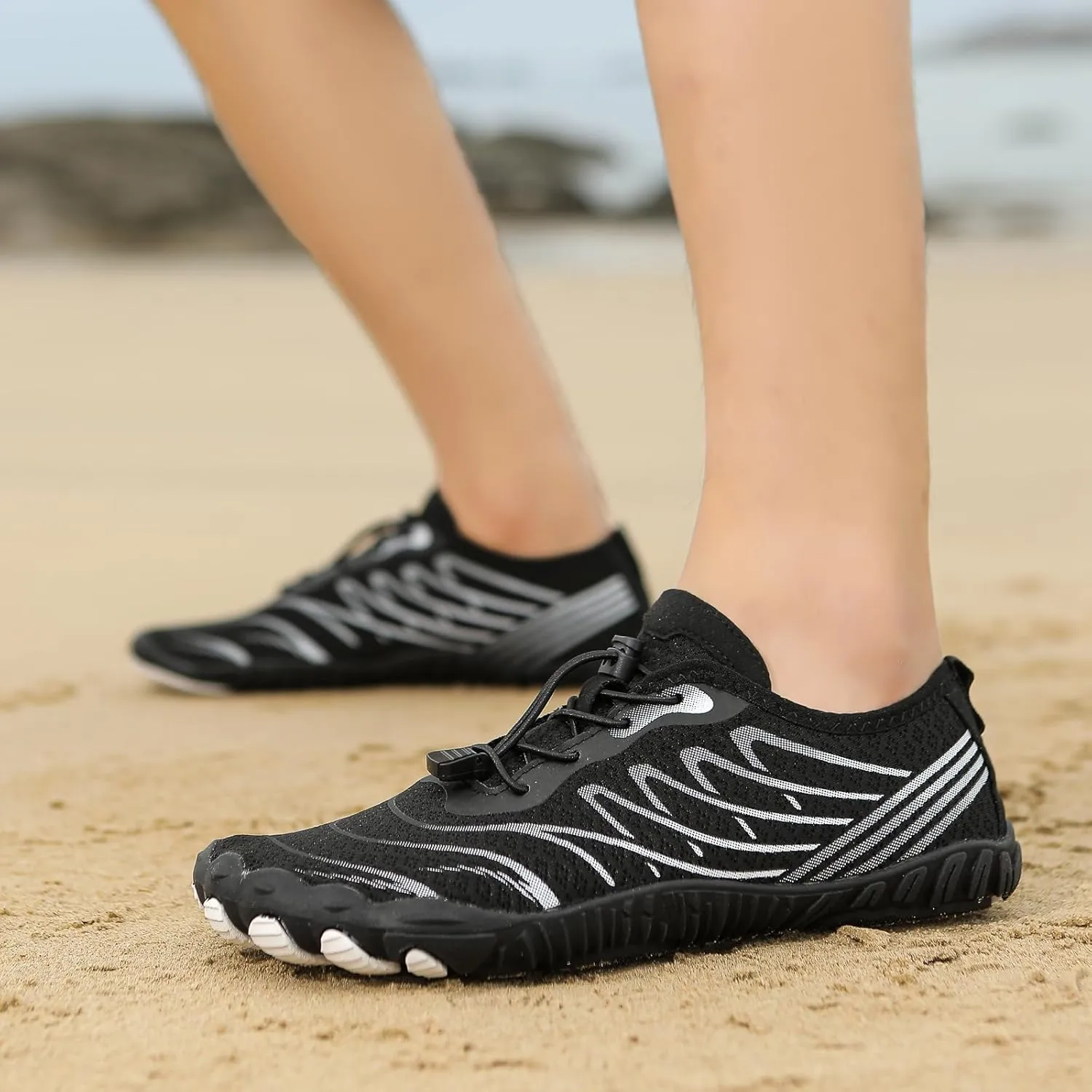 Hike Barefoot Shoes for Women Men, Pro Footwear with Wide Toe Box, Non Slip Athletic Hiking, Walking, Grounding Copper, Soft Comfortable. Grounded Footwear, Quick Dry, Trail Running Shoe