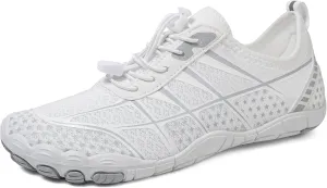 Hike Barefoot Shoes for Women Men Tie Lace Up Non Slip Sneakers Lightweight Swimming Running Hiking Wear Shoes Casual Summer Outdoor Leisure Womens Sneakers