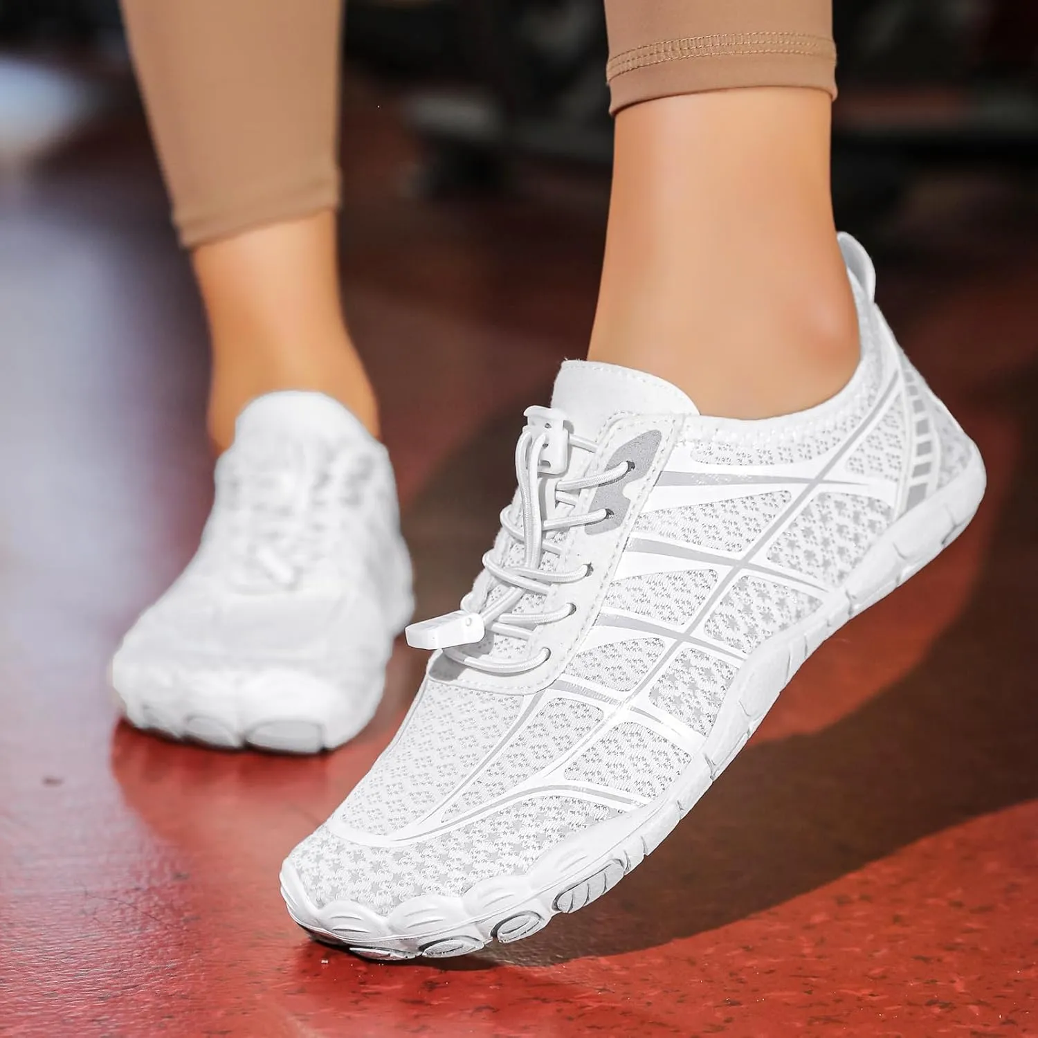 Hike Barefoot Shoes for Women Men Tie Lace Up Non Slip Sneakers Lightweight Swimming Running Hiking Wear Shoes Casual Summer Outdoor Leisure Womens Sneakers