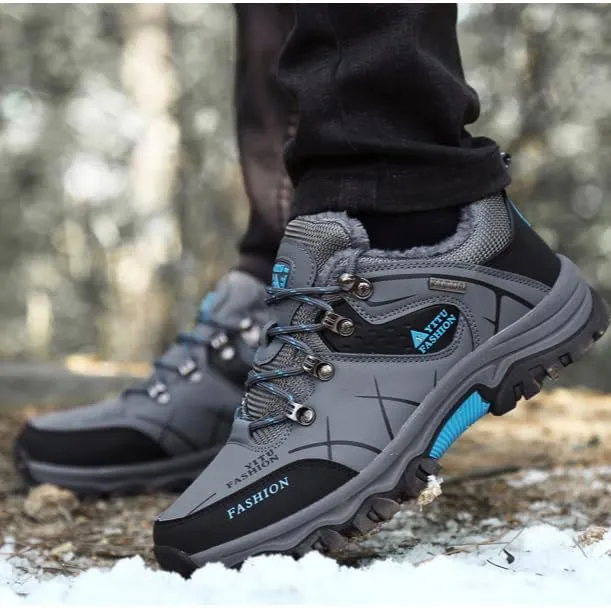 Hiking Boots Mens Winter Boots Snow Shoes Casual Lightweight Waterproof Snow Boots All-Terrain Breathable Outdoor Ankle Boots Trekking Hiking Shoes hiking boots men hiking boots