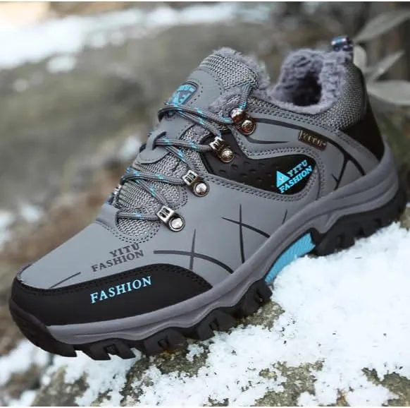 Hiking Boots Mens Winter Boots Snow Shoes Casual Lightweight Waterproof Snow Boots All-Terrain Breathable Outdoor Ankle Boots Trekking Hiking Shoes hiking boots men hiking boots