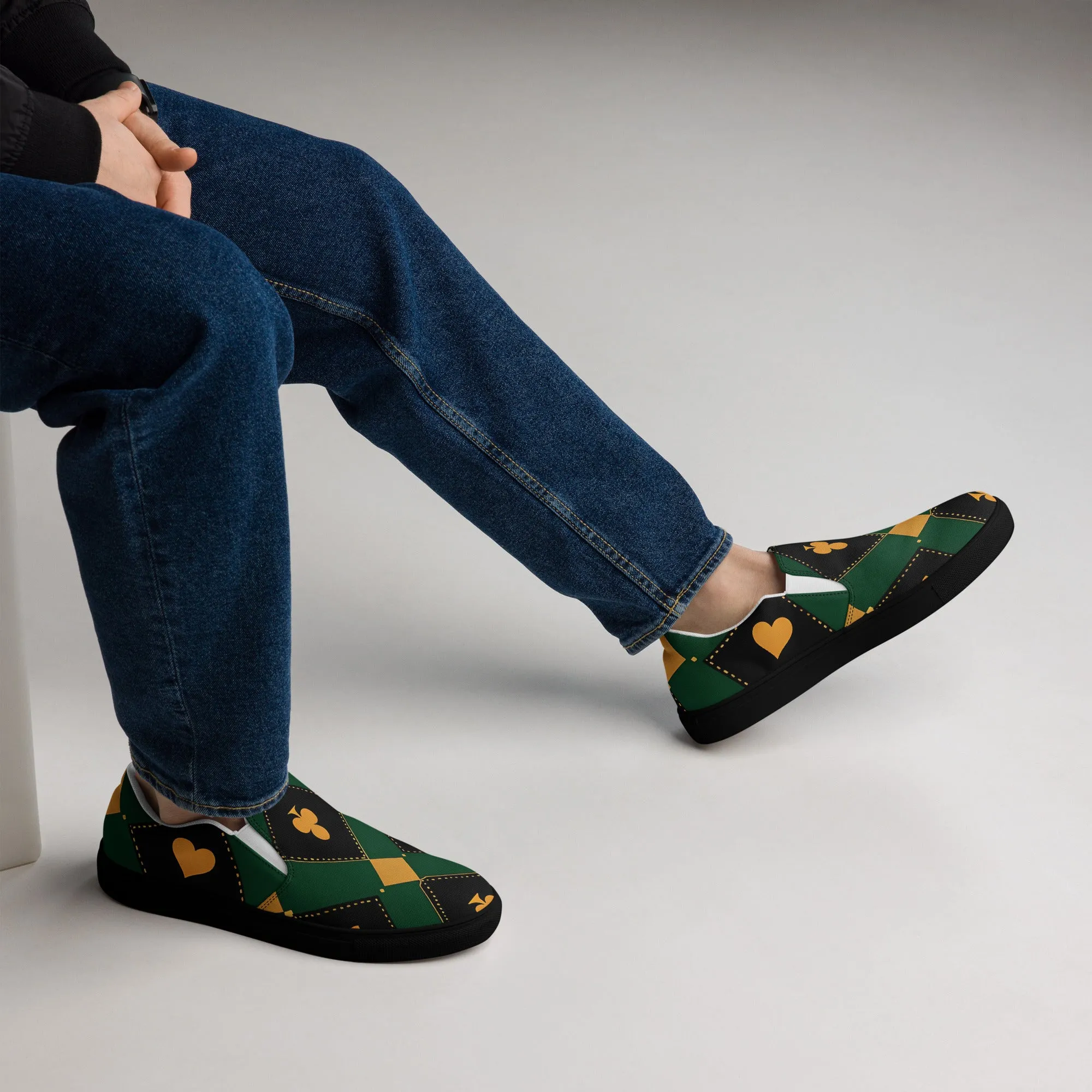 HLE Men’s slip-on canvas shoes