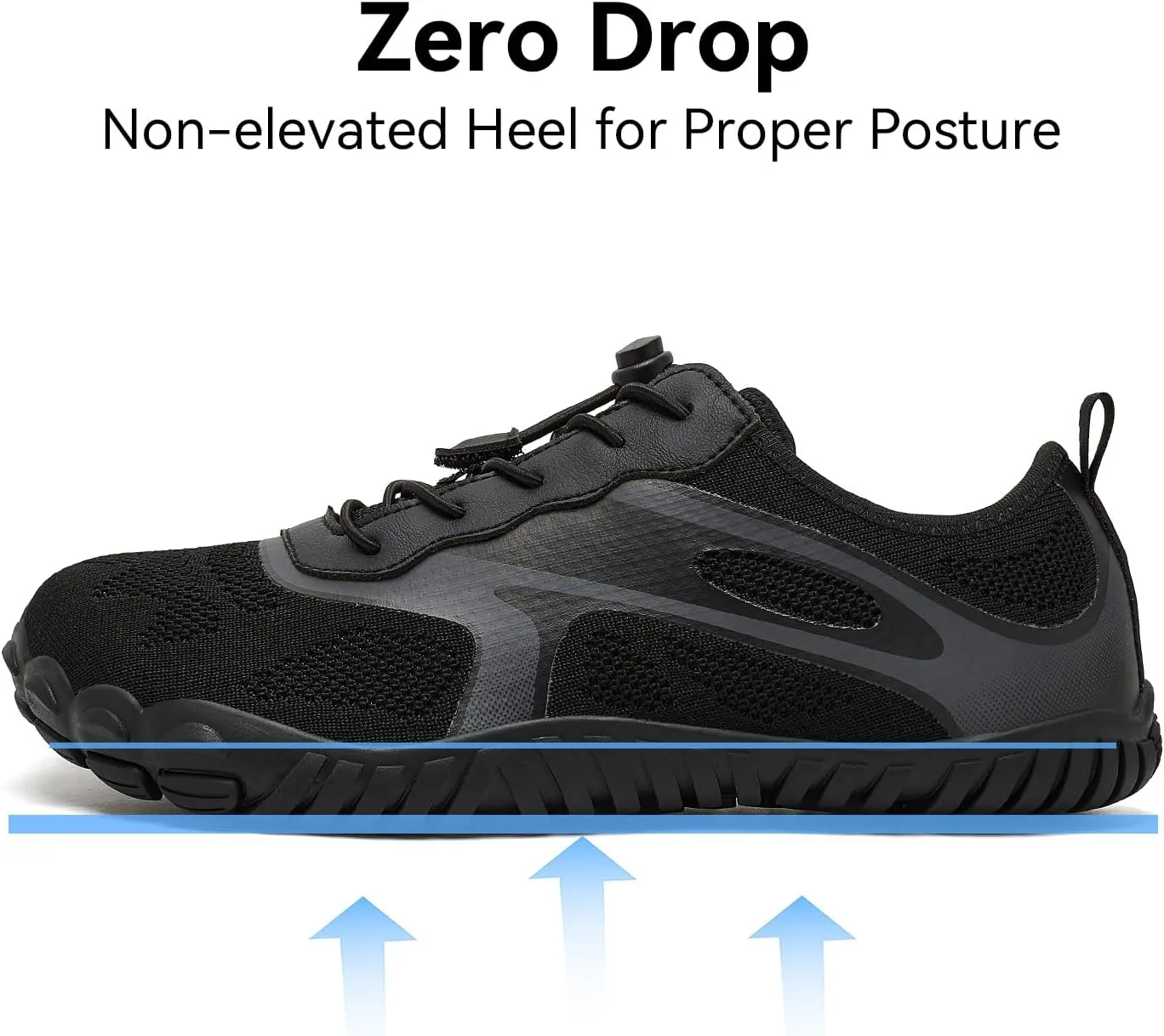 HOBIBEAR Barefoot Shoes for Women Men Wide Toe Box Zero Drop Cross-Training Minimalist Unisex