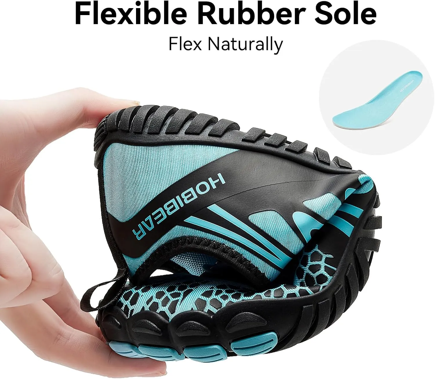 HOBIBEAR Barefoot Shoes Men Women Wide Toe Box Zero Drop Minimalist Cross Training Unisex