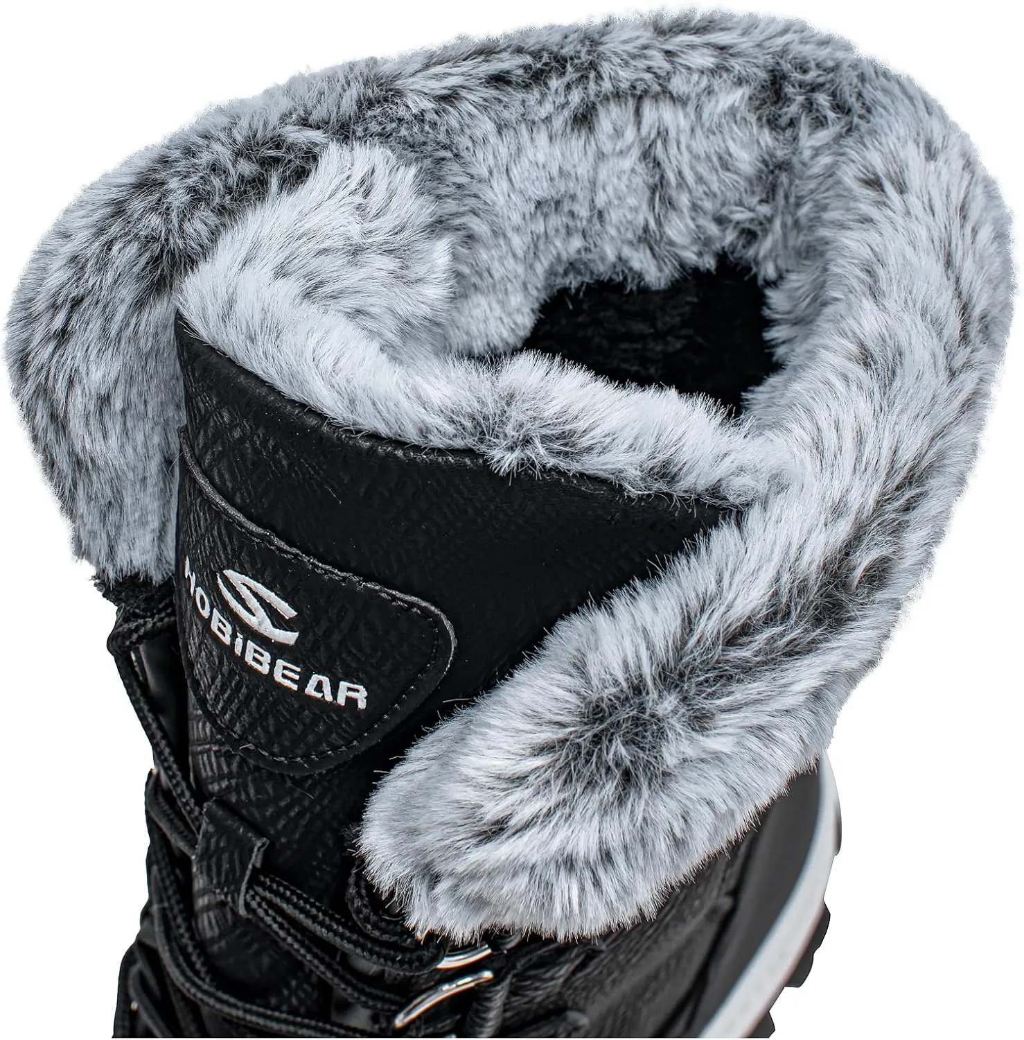 HOBIBEAR Women's Winter Snow Boots Waterproof Lightweight Warm Faux Fur Lined Mid-Calf Booties