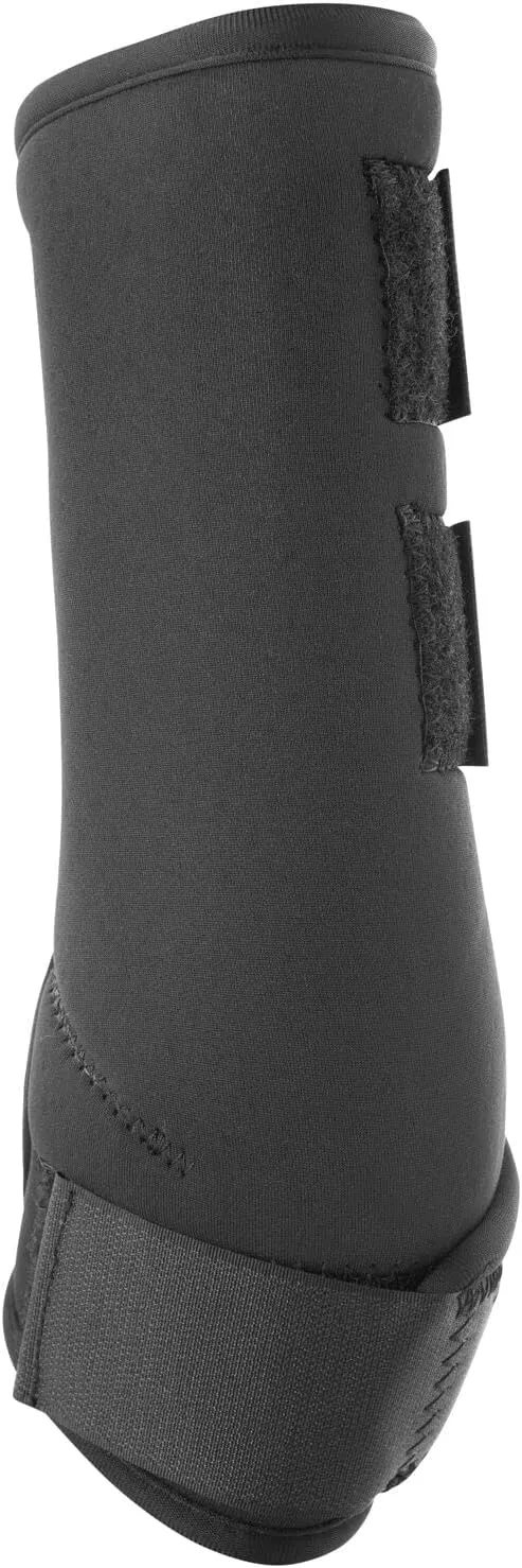 HORZE Brushing Splint Boots for Horses (Pair) - Durable Neoprene, Secure Closure, Lightweight - Black - M