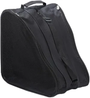 Ice Skate Bag - Breathable Oxford Cloth Skating Shoes Storage Bag with Adjustable Shoulder Strap, Fits Ice, Quad