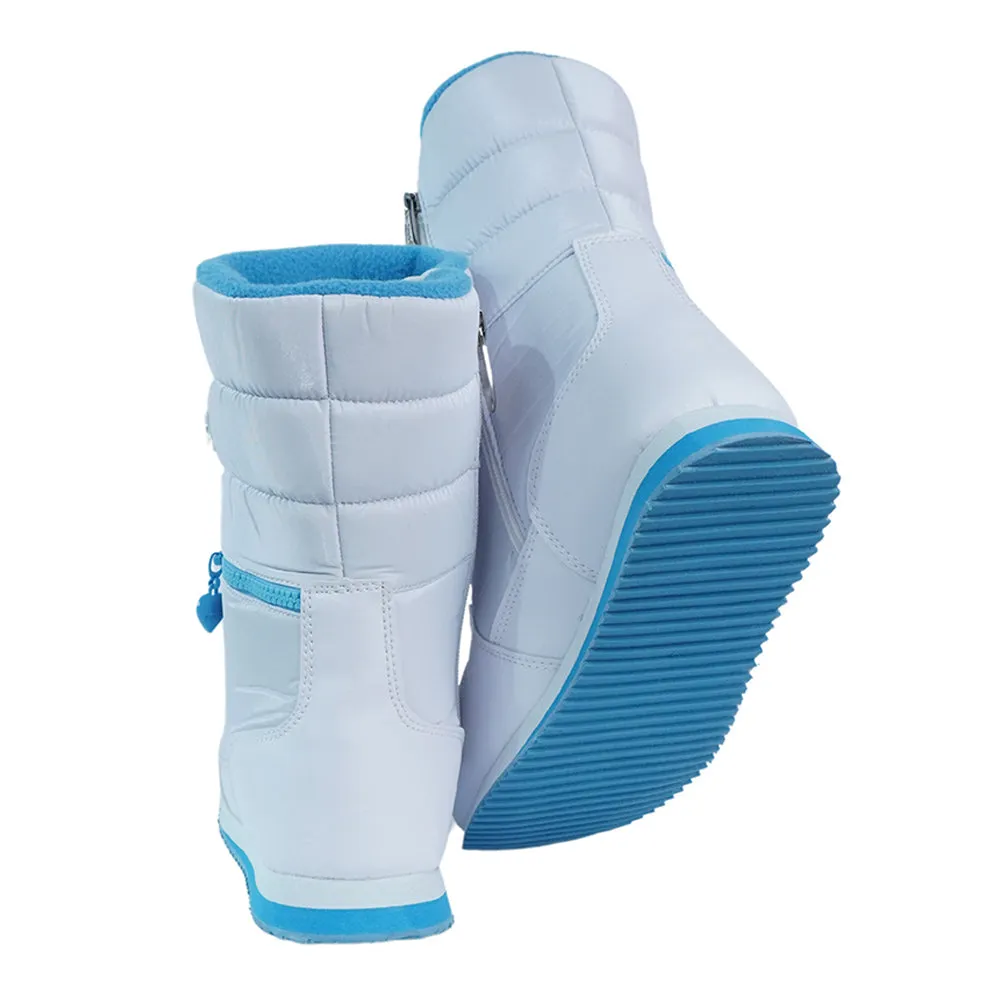 Icy Blue Waterproof Winter Snow Boots for Men and Women for Minus degree temperature