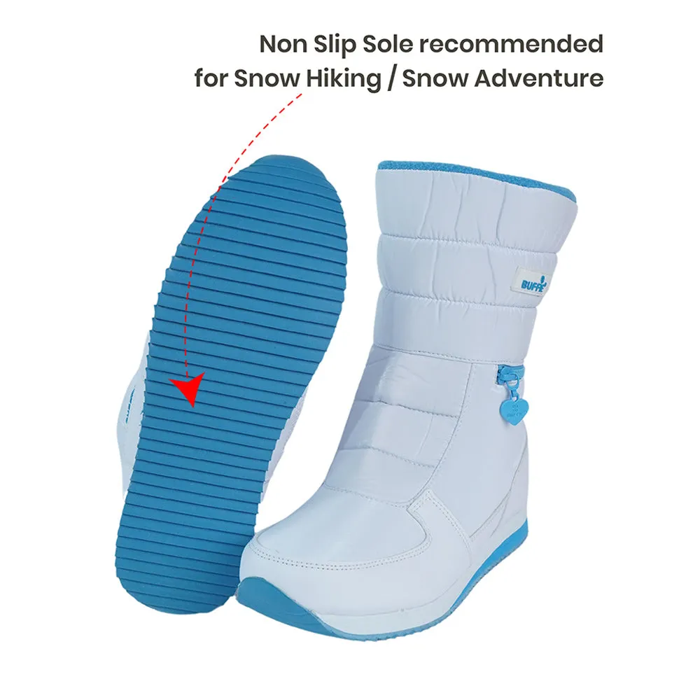 Icy Blue Waterproof Winter Snow Boots for Men and Women for Minus degree temperature