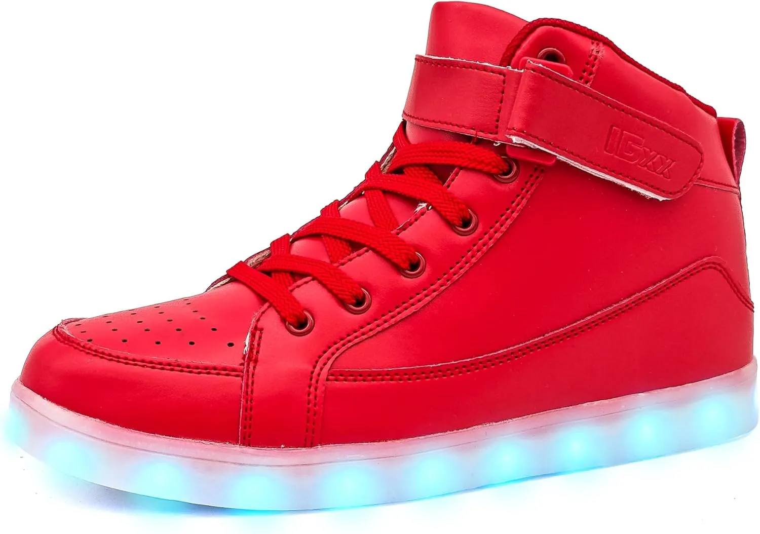 IGxx LED Shoes for Kids Light Up Shoes Boys Girls Fashion High Top LED Lights Sneakers Kids Glowing