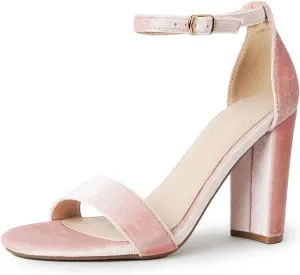 J. Adams Shirley Heels for Women - Ankle Strap High Heel Dressy Sandals
