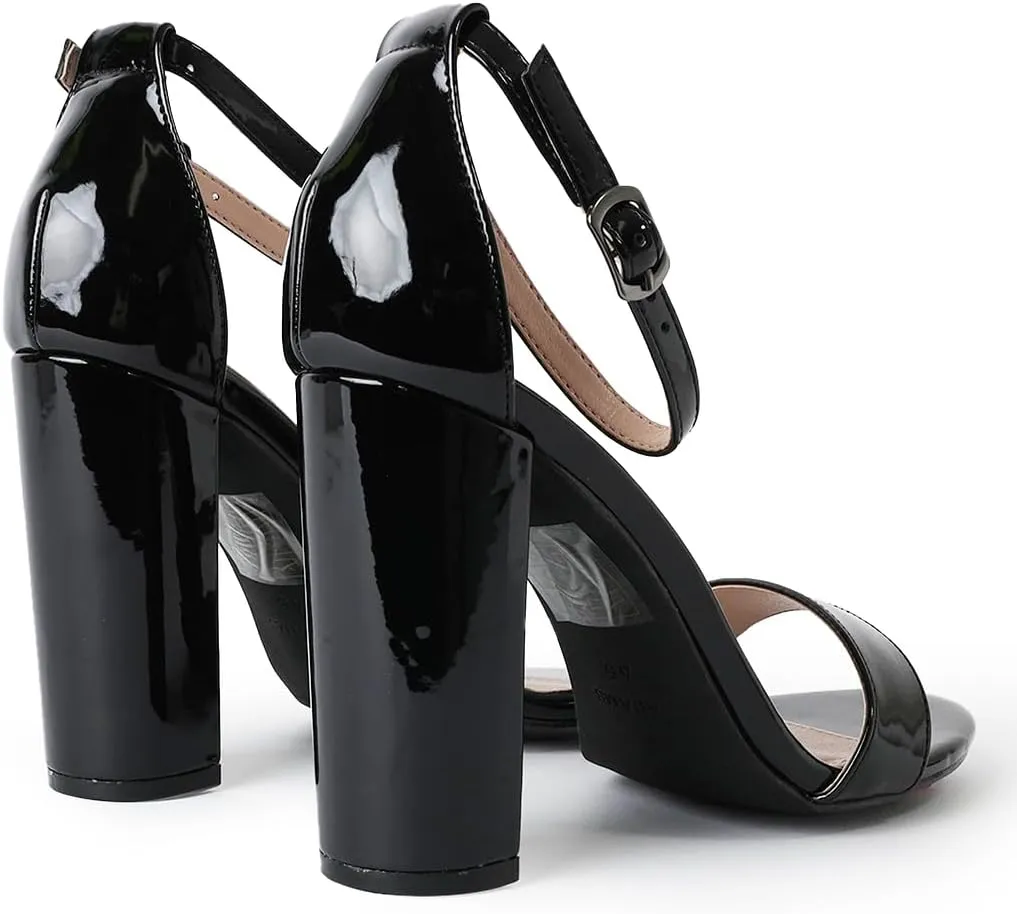 J. Adams Shirley Heels for Women - Ankle Strap High Heel Dressy Sandals
