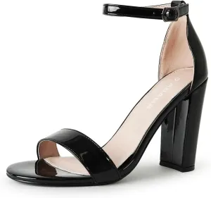 J. Adams Shirley Heels for Women - Ankle Strap High Heel Dressy Sandals