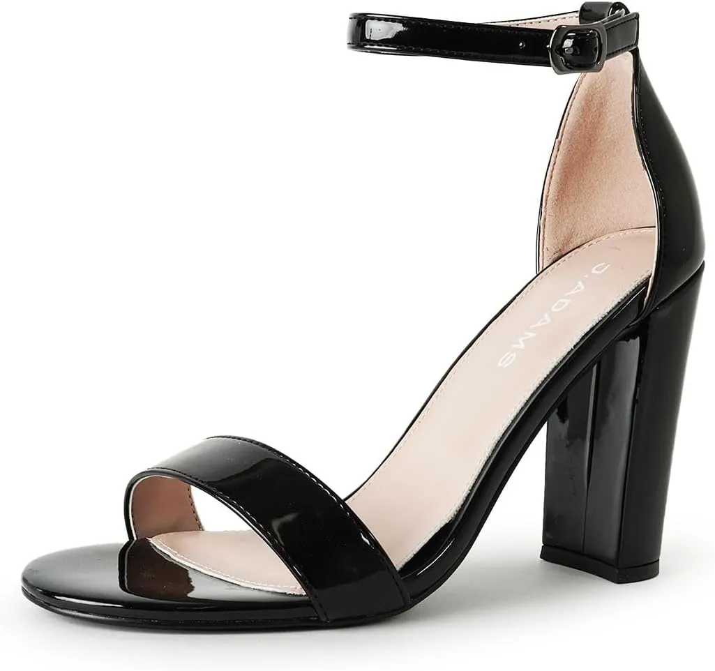 J. Adams Shirley Heels for Women - Ankle Strap High Heel Dressy Sandals