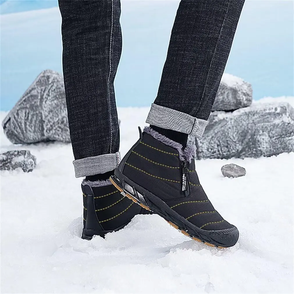 Jakcuz Women Winter Snow Boots Zip Up Fur Lined Warm Ankle Boot Outdoor Anti-slip Waterproof Comfortable Short Boot