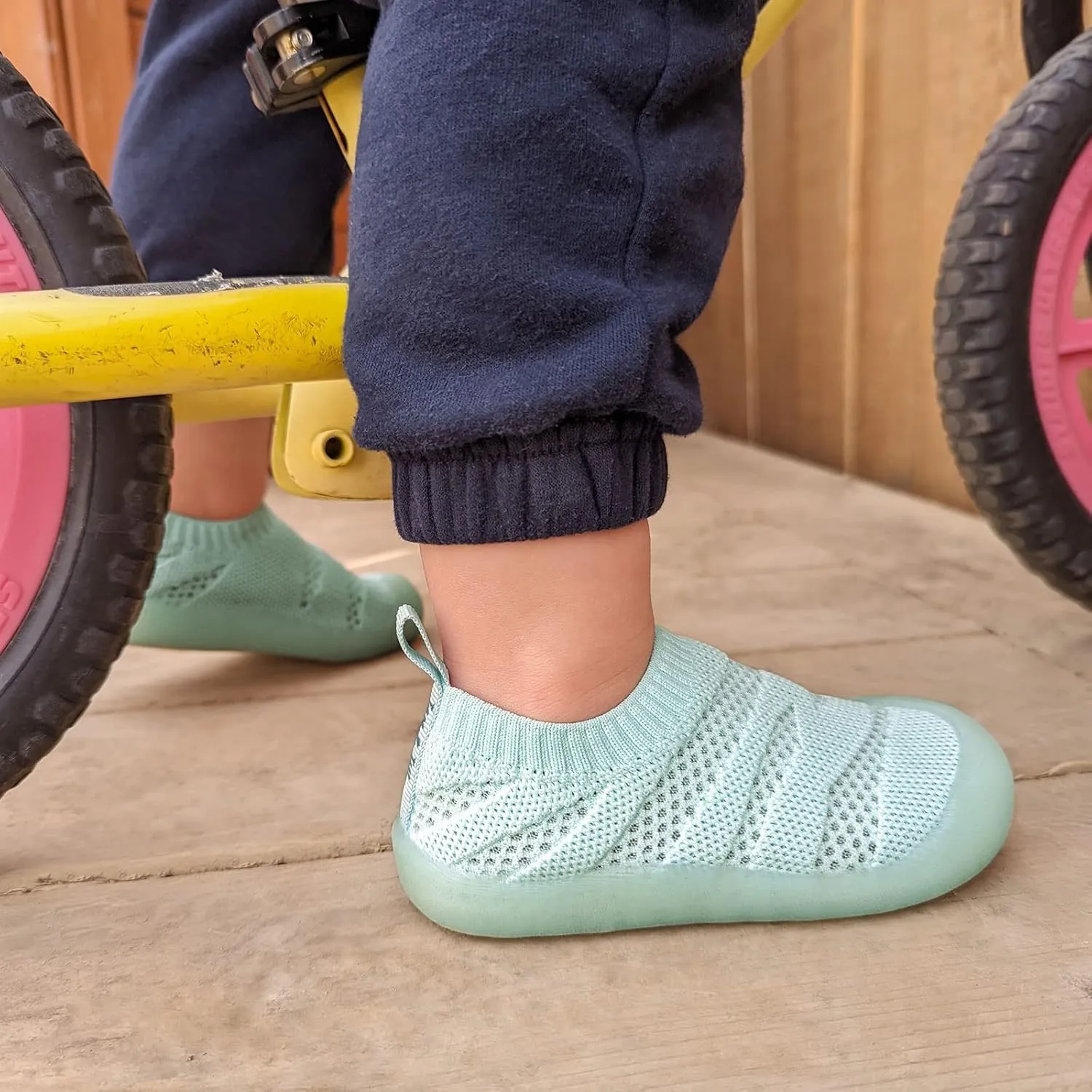 JAN & JUL Machine Washable Knit Shoes | Breathable Light-Weight Sneakers (Baby/Toddler/Little Kid)