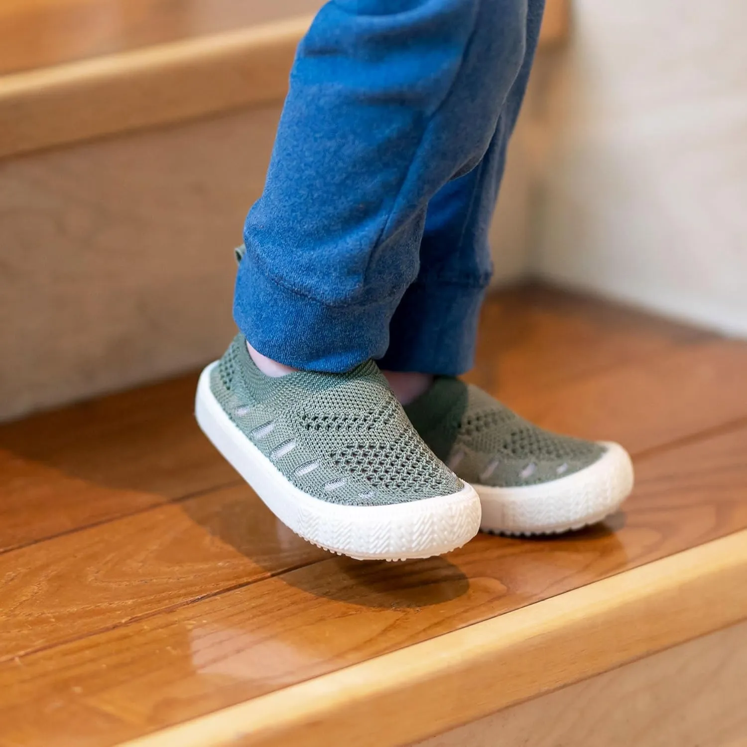 JAN & JUL Machine Washable Knit Shoes | Breathable Light-Weight Sneakers (Baby/Toddler/Little Kid)