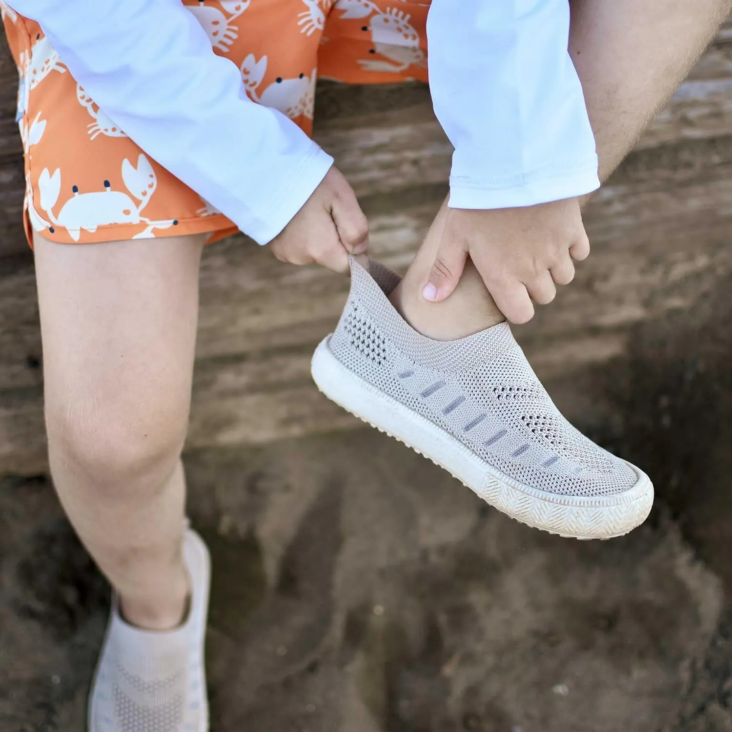 JAN & JUL Machine Washable Knit Shoes | Breathable Light-Weight Sneakers (Baby/Toddler/Little Kid)