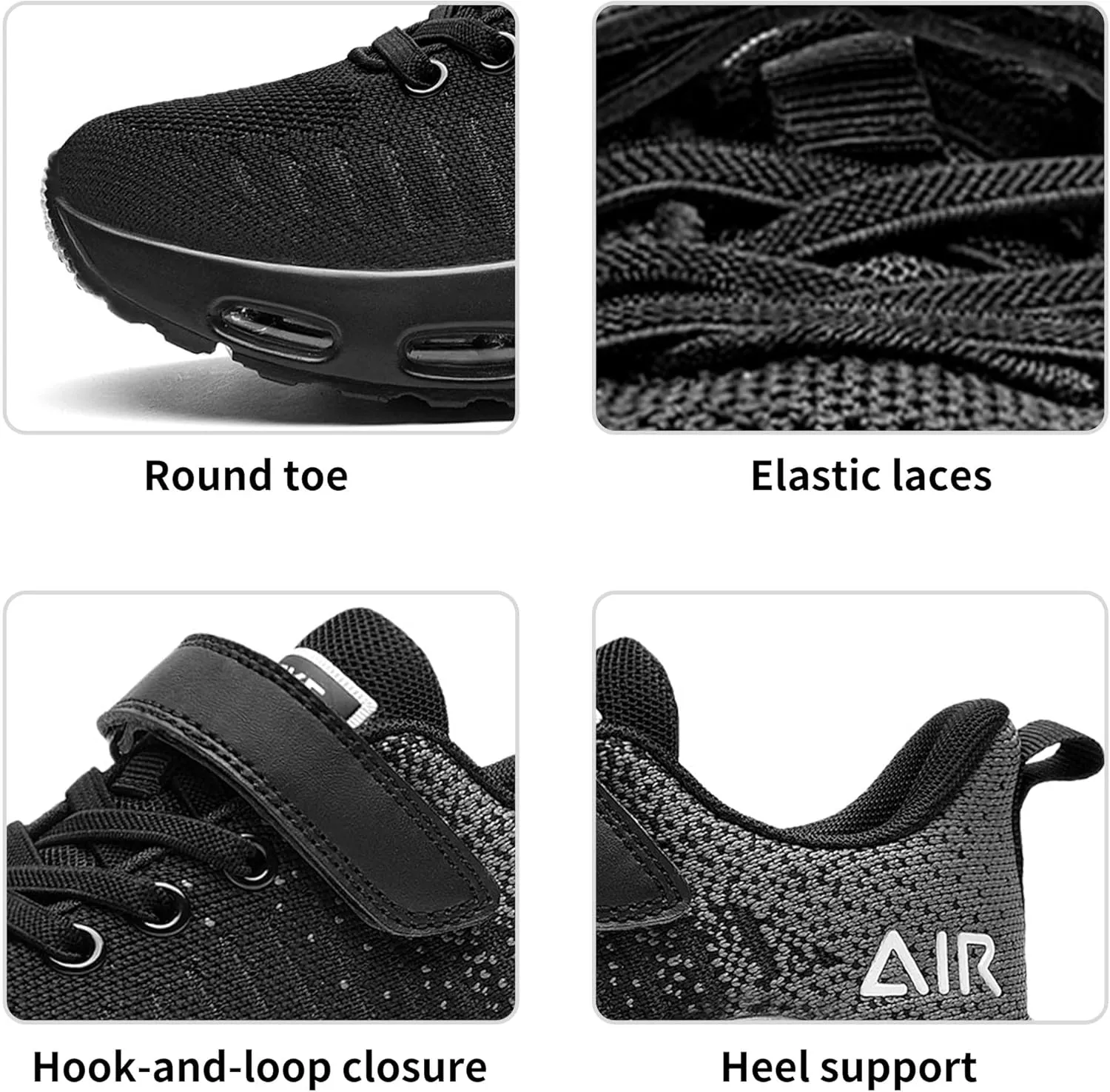 JARLIF Kids Athletic Tennis Running Shoes Breathable Sport Air Gym Jogging Sneakers for Boys & Girls