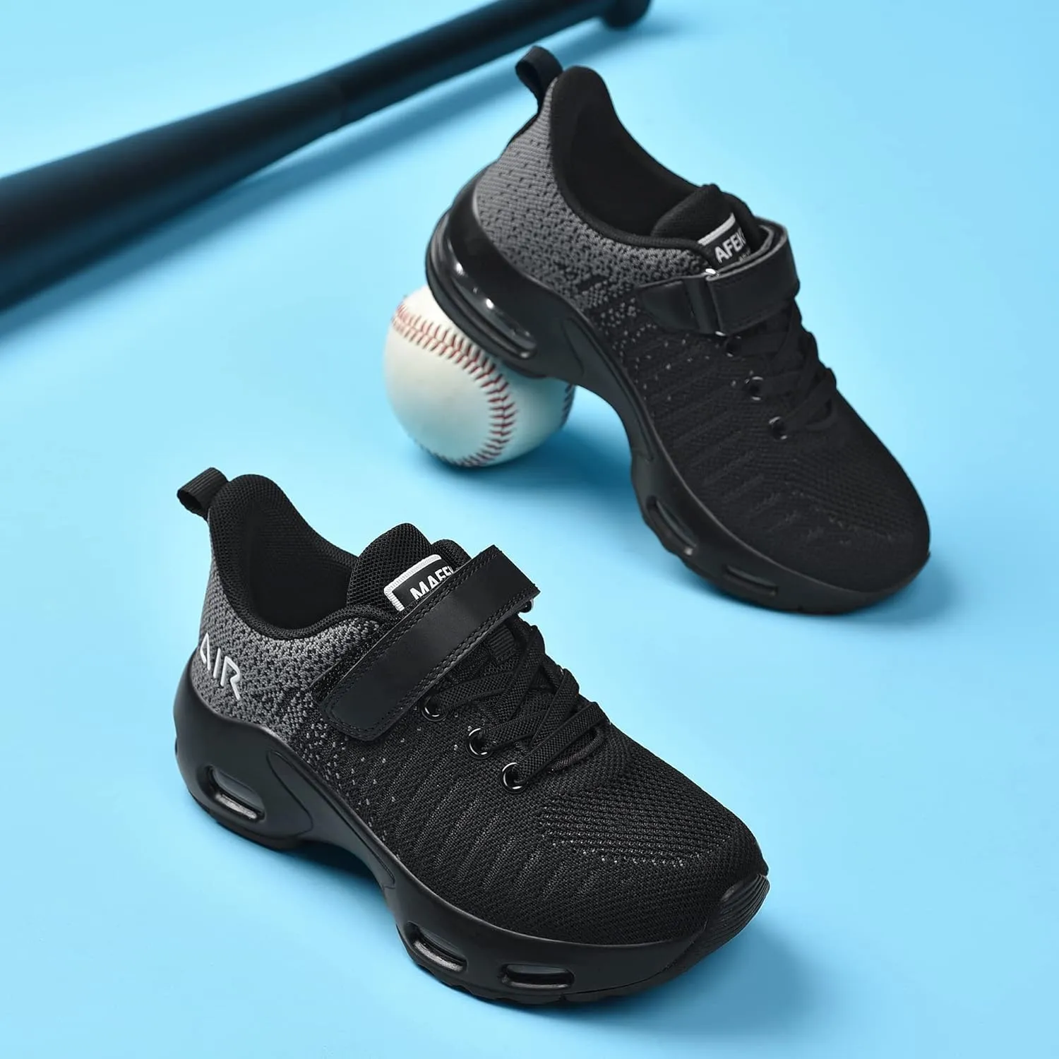 JARLIF Kids Athletic Tennis Running Shoes Breathable Sport Air Gym Jogging Sneakers for Boys & Girls
