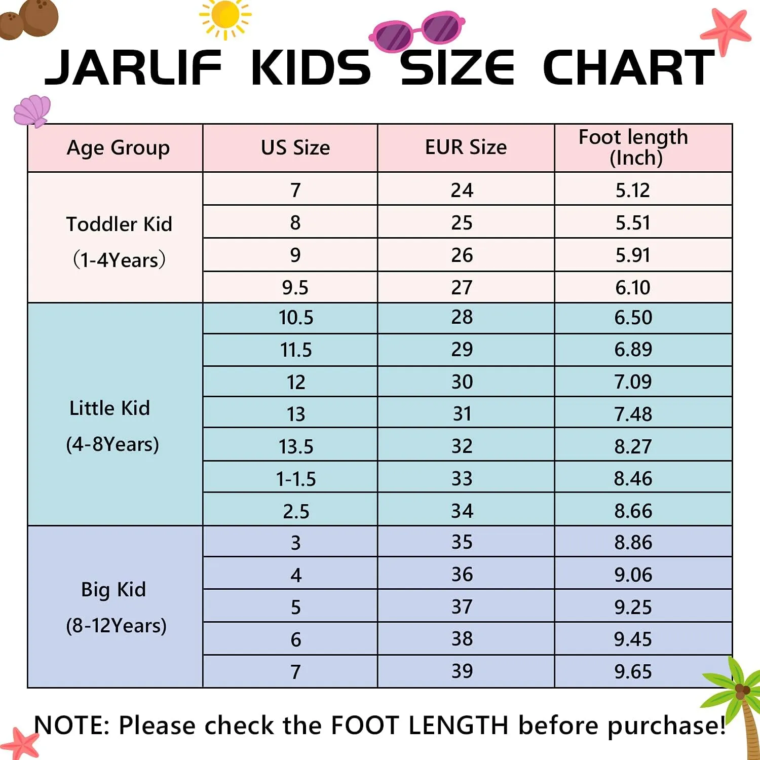 JARLIF Kids Athletic Tennis Running Shoes Breathable Sport Air Gym Jogging Sneakers for Boys & Girls