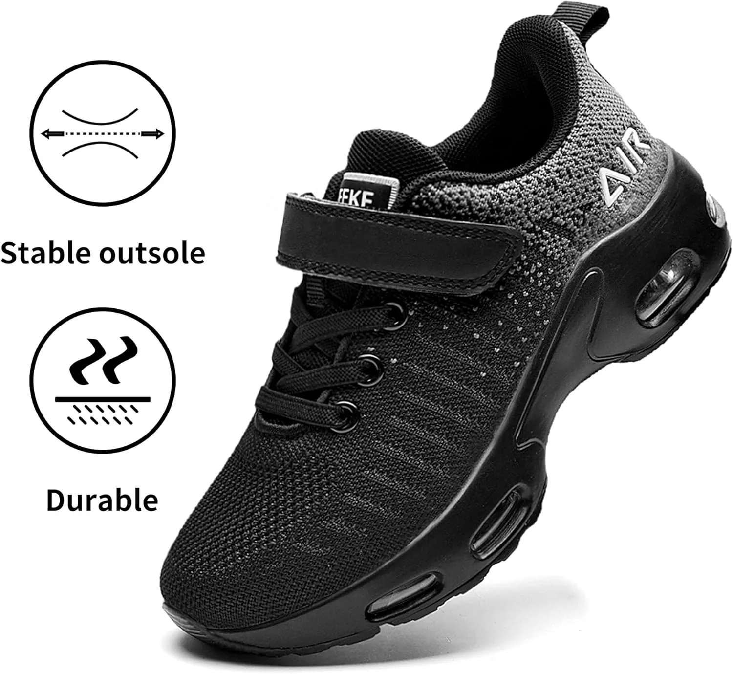 JARLIF Kids Athletic Tennis Running Shoes Breathable Sport Air Gym Jogging Sneakers for Boys & Girls