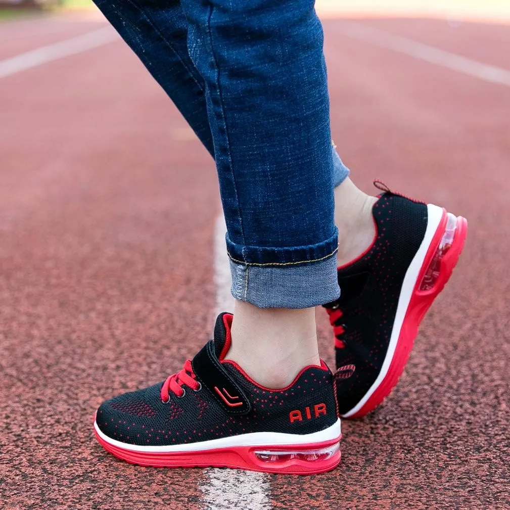 JARLIF Kids Athletic Tennis Running Shoes Breathable Sport Air Gym Jogging Sneakers for Boys & Girls