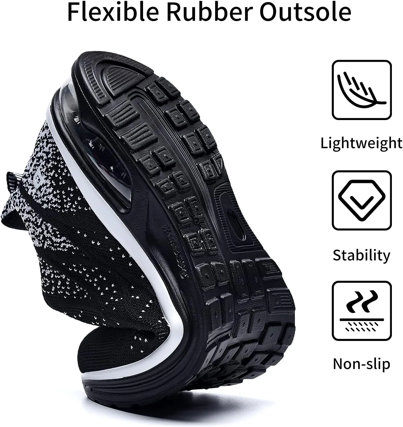 JARLIF Men's Lightweight Athletic Running Shoes Breathable Sport Air Fitness Gym Jogging Sneakers (Size 6.5-12.5)