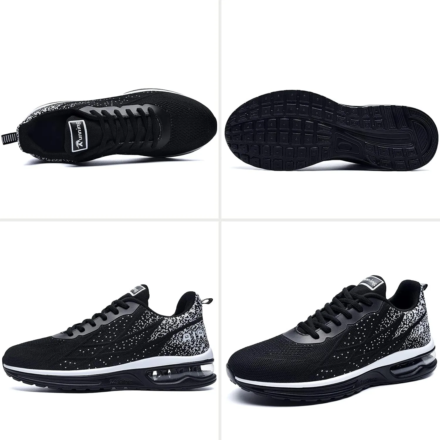 JARLIF Men's Lightweight Athletic Running Shoes Breathable Sport Air Fitness Gym Jogging Sneakers (Size 6.5-12.5)