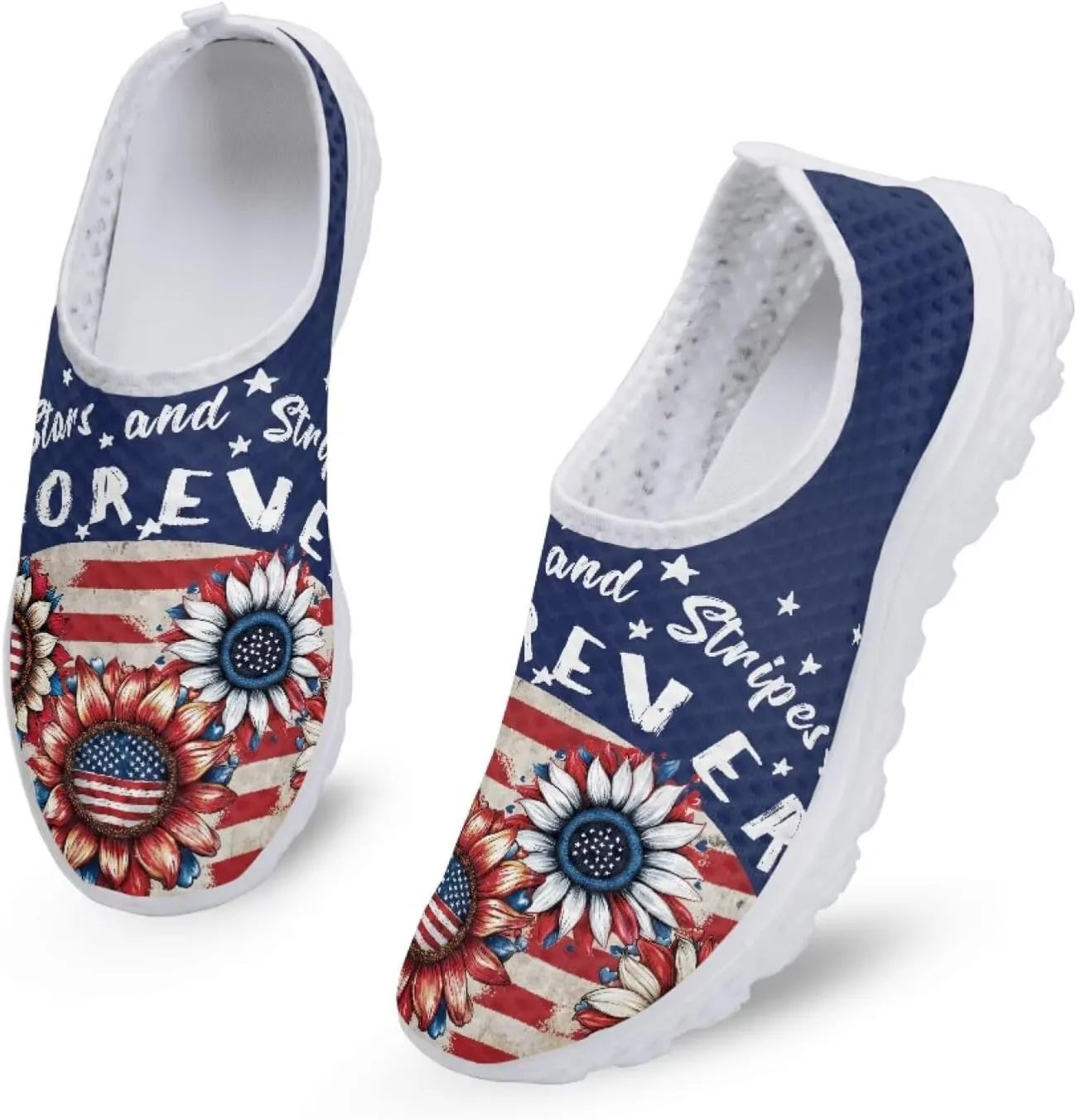 Jeiento Halloween Shoes for Women Men Halloween Party Walking Running Sneaker Shoes Slip-On Breathable Mesh Workout Fashion Shoes