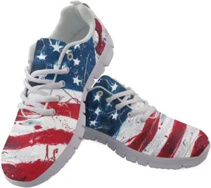Jeiento Women Trainers Sports Running Shoes Causal Travel Walking Flat Shoe Lace-up Breathable for Lady Teenager Girls