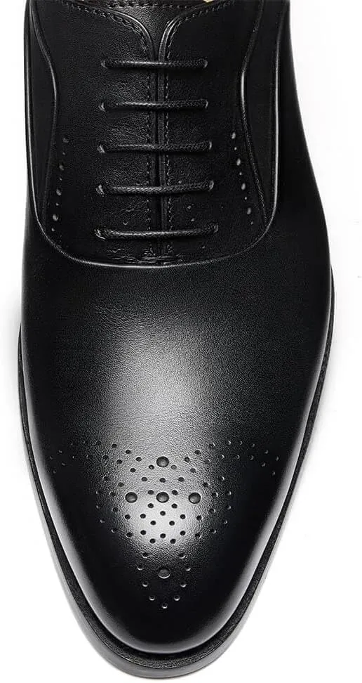 Jepsengord Men's Dress Shoes Genuine Leather Oxfords Luxury Formal Business Suit Shoes with Blake Rapid Stitch