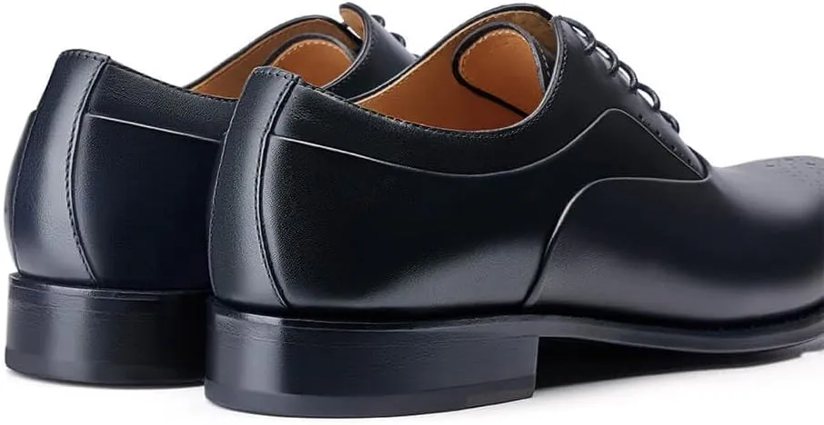 Jepsengord Men's Dress Shoes Genuine Leather Oxfords Luxury Formal Business Suit Shoes with Blake Rapid Stitch
