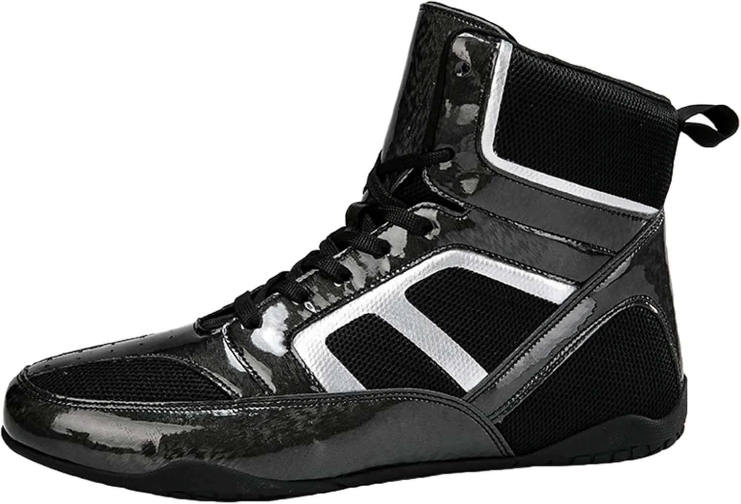 JiuQing Wrestling Shoes Mens Barefoot Fitness Training Boots Non-Slip Breathable Weightlifting Boxing Shoes