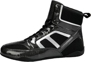 JiuQing Wrestling Shoes Mens Barefoot Fitness Training Boots Non-Slip Breathable Weightlifting Boxing Shoes