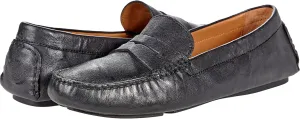 Johnston & Murphy Women's Maggie Penny Blue Moccasin