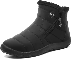 JOINFREE Winter Snow Boots for Women Men Anti-Skid House Shoes Ankle Boots Indoor Outdoor