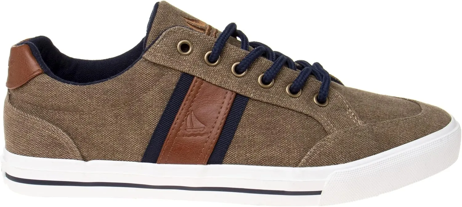 Josmo Men's Sail Canvas Low Top Modern Casual Formal Fashion Sneakers (Adult)